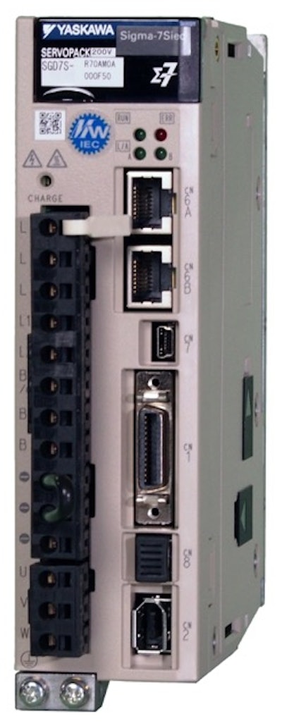 Servo amplifier and single-axis controller in one