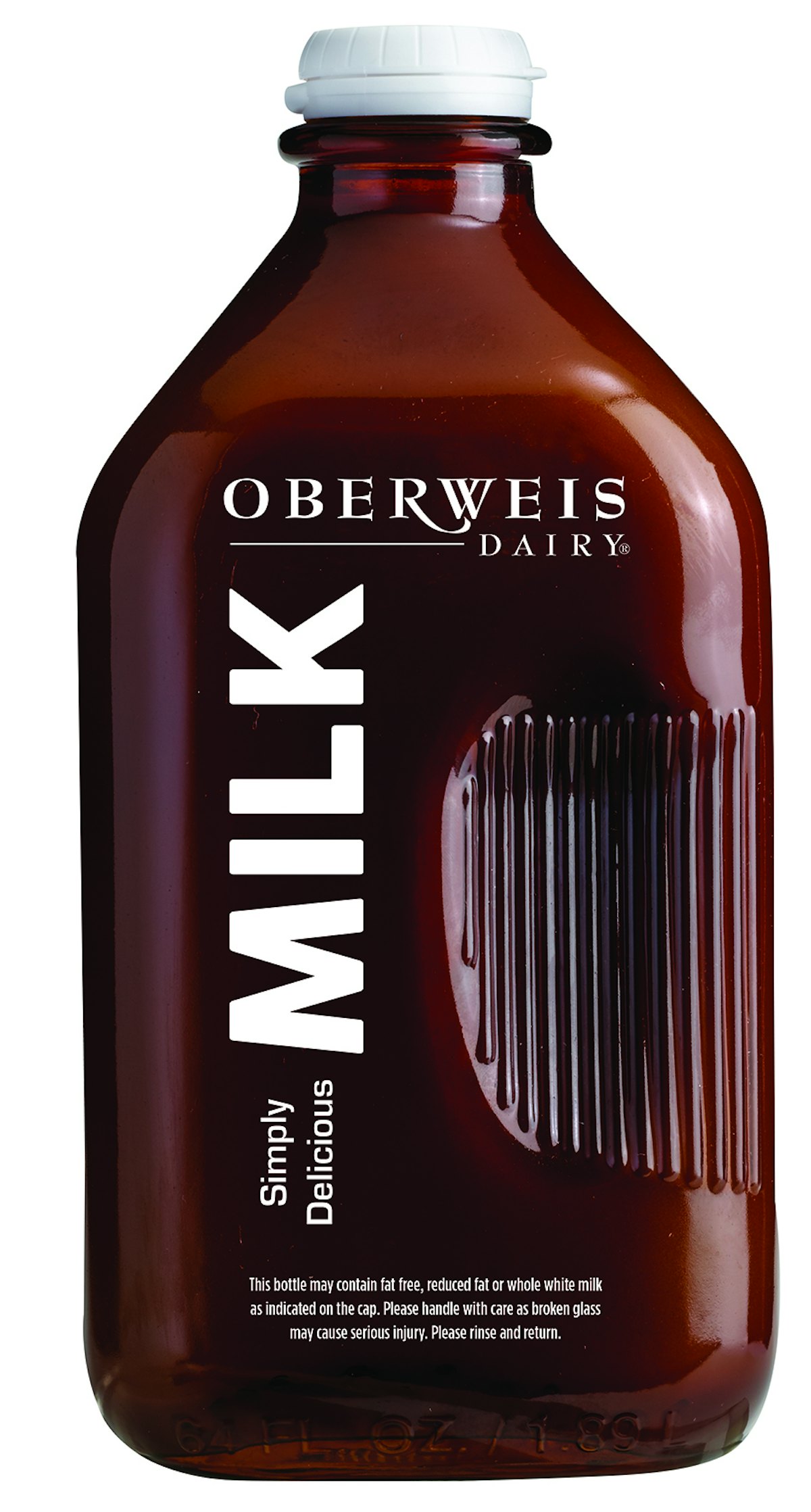 Oberweis sees the light and switches to amber bottles for milk