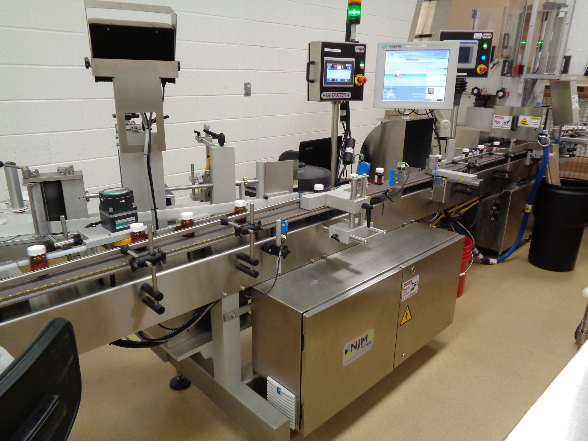 Scalable software helps pharma firm quickly serialize products from several bottling lines. New bottle labeler, camera and printer all contribute to a track-and-trace solution.