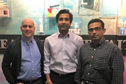 From left to right, Javier Gonzalez, Director of Combination Products and Packaging Development, Promius, Prateek Lal, CEO, Adept Packaging, and Amit Kulkarni, Associate Director Package Engineering and Development, Promius.