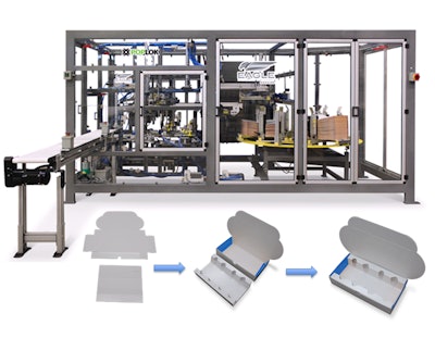 Inserter for trays