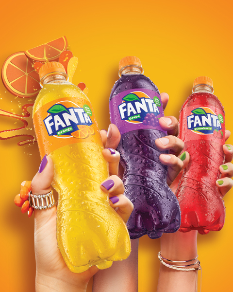 The new Fanta PET bottle is &ldquo;twisted&rdquo; like an orange to convey flavor and maintain form.