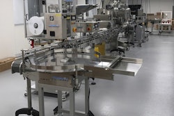 This new automatic bottle filling line for nutrition product manufacturer Global Healing Center was designed and installed by Deitz Co. The line more than doubles production rates and saves on labor costs.
