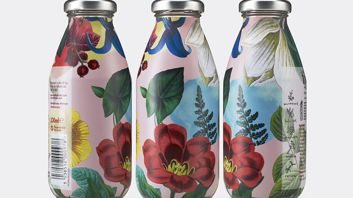 Bold Unbranded Bottle For Botanical Beverage Packaging World