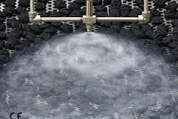 Patented No Drip Atomizing Spray Nozzle Covers 360 Degrees