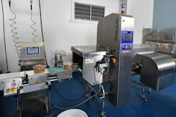 La Provence installed its latest X-ray machine, a Safeline X33, to inspect 5- to 16-oz tubs of cookies.