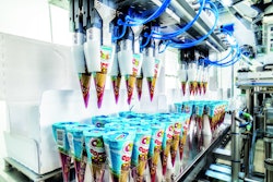 Ozmo Cornets are placed in 24-ct trays.