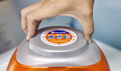 A new lid for the Tide PODS tub requires users to squeeze and twist the lid at the same time for greater child-resistance.