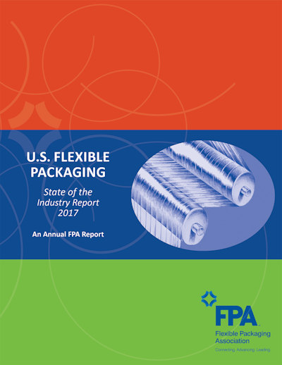 Over the past 10 years, the U.S. flexible packaging industry has experienced a 1.9% CAGR, with a 2016 annual growth rate of 2.4%.