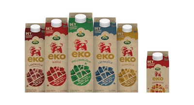 Arla Foods in Sweden has launched several milk products in its organic EKO range using the Naturally Pure-Pak carton.