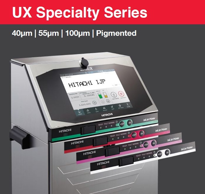 Hitachi Continuous inkjet printer From Hitachi Industrial Equipment