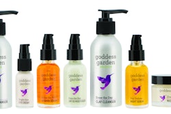 Goddess Garden Daily Facial Routine line AFTER the redesign.