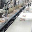 Flow-wrapped two-count pillow packs of burgers are vacuum-picked and placed into top-load chipboard cartons.
