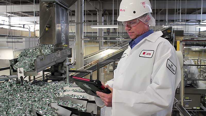 When a factory signs on for services, ATS takes care of everything related to maintenance. ATS can staff a plant 24/7, if that&rsquo;s what is needed. Photo courtesy of ATS.