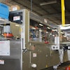 The horizontal end-load module can produce up to 80 cartons/min and is upgradeable to fully automatic production.