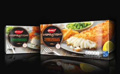Birds Eye is disrupting the frozen fish sector in the U.K. with a new identity and packaging for its premium Inspirations range.