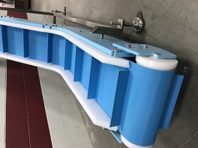 DynaClean Embedded Diamond Belt Conveyor