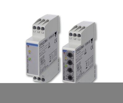 Three-phase monitoring relays