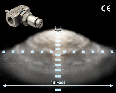 Large Atomizing Spray Nozzle Covers 360 Degrees