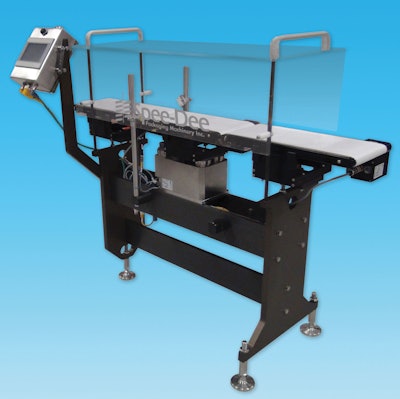 The Evolution’s three-legged stance makes it much easier to balance this checkweigher compared to the competition.