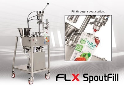 Spouted pouch filler