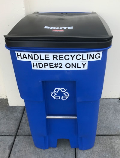 PakTech recycling bin at Oregon facility.