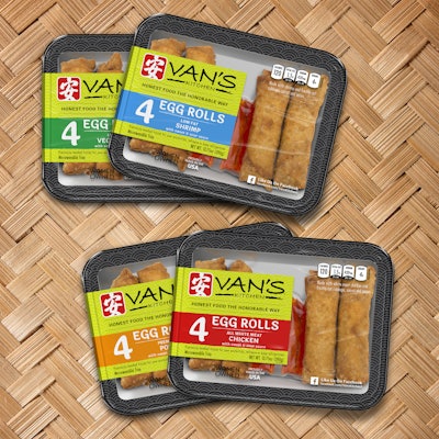 Van’s updated its label graphics with more contemporary artwork and prominently placed nutritional information.