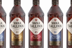 The bottom of the label highlights the heritage, quality, and craftsmanship of the product, showcasing the city of Tallinn.