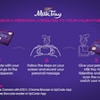 Cadbury uses digital packaging technology this Valentine's Day.