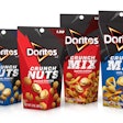 Talk about shelf impact—: New Doritos Crunch Nuts and Doritos Crunch Mix are introduced in one of the most eye-catching, product-differentiating packages seen in years in the snack-food category.