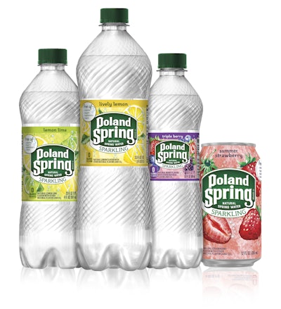 New bottle design and packaging graphics, the introduction of 12-oz cans, and new flavors help rebrand and market the company’s sparkling water portfolio, expanding the portfolio into its regional brands.