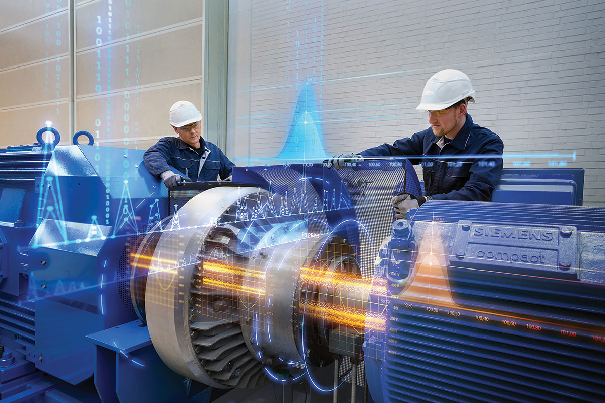Monitoring data generated by Siemens motors can help plant maintenance teams improve operating performance.