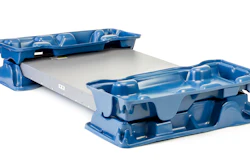 Server in protective packaging made from 100% ocean plastic.