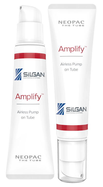 Airless pump-on-tube