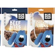 A group shot of Blue Dog Bakery's four 7.8-oz pet treats.