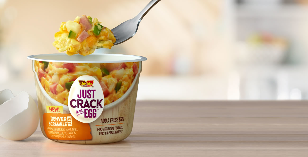 ore-ida just crack an egg - protein packed scramble kit