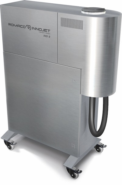 GMP-compliant hot melt device produced for pharmaceutical applications; CIP-capable design allows validation of the cleaning processes.