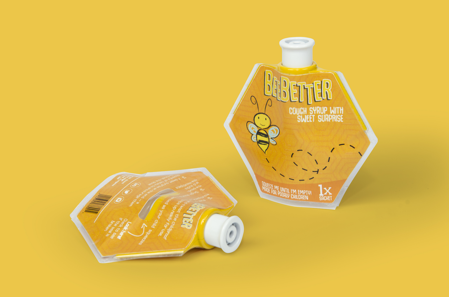 By putting patients at the center of its design development, this conceptual pouch employs shape and a dispensing device to help with medication delivery and adherence.