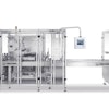 Machinery includes a thermoforming machine with GMP design for packaging syringes.