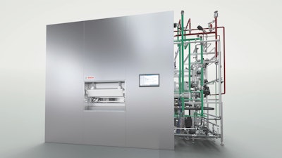 Lyophilization system can be used to stabilize thermolabile and delicate active ingredients such as oncological medications, vaccines or antibodies.