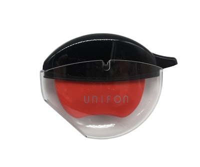 Yujiahui Co., Ltd has launched Unifon Kiss U CC lipstick in a new packaging design in China
