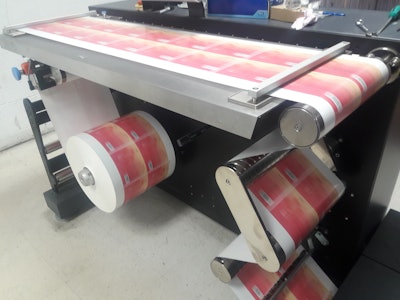 The label for Eden’s Hibiscus line broke all the flexo ‘no-nos,’ so it is now printed on a digital press.