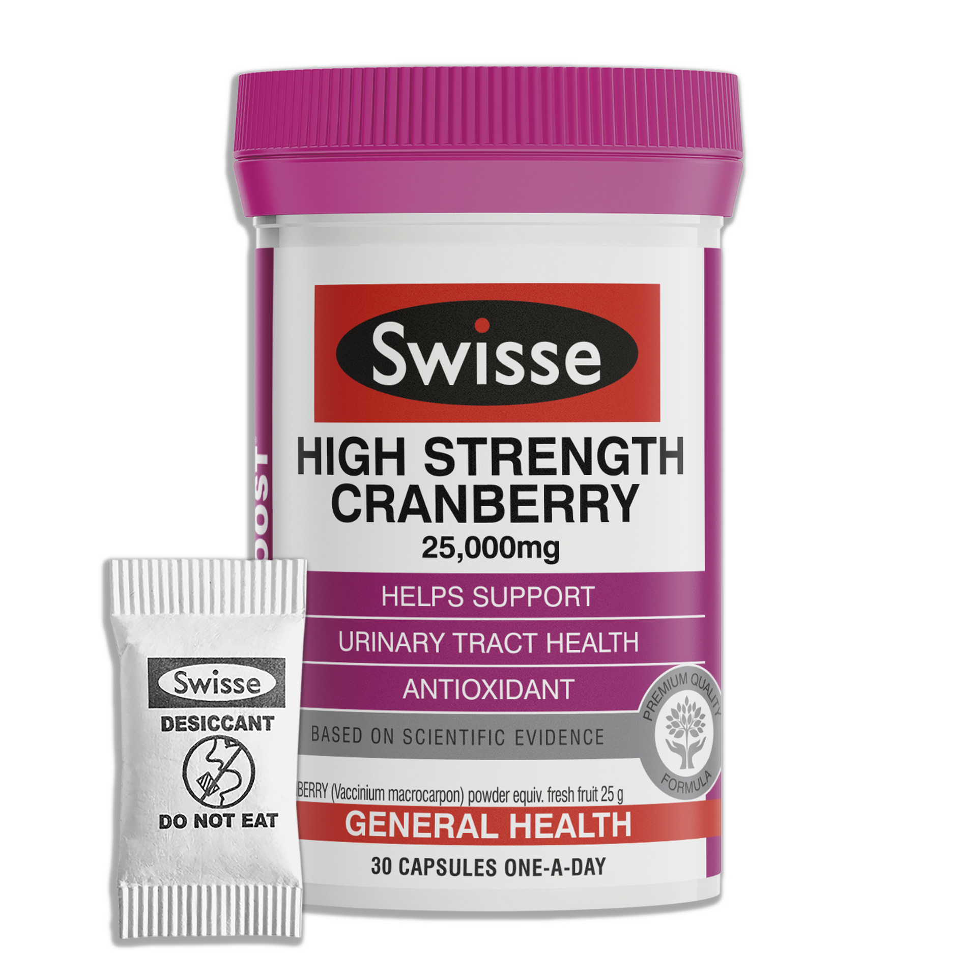 Melbourne-based Swisse Wellness employs a desiccant and a scannable label to protect and authenticate its growing portfolio of products worldwide.