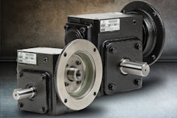 Left hand worm gearboxes