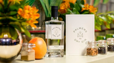 A new bottle for Palmers Dry Gin celebrates the distiller’s 200th anniversary.