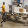 J.O. Spice’s new Signature Touch metal detector allows boxes to go through the machine upright—a huge time savings.