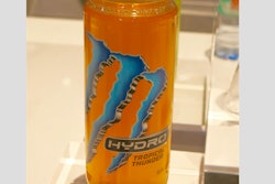 Monster Energy Hydro's transparent PET container with aluminum pop-top