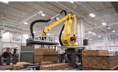 Robotic palletizing system