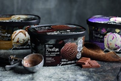 For Prestige, Equator created packaging graphics that had dramatically lit elements with darker lighting.