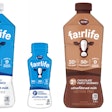 fairlife ultrafiltered milk is shown in 1.5L 2% partly skimmed, 240mL 2% partly skimmed, 1.5L 2% chocolate partly skimmed, 240mL 2% chocolate partly skimmed. It will also be available in 1.5L fat free and 1.5L whole 3.25%